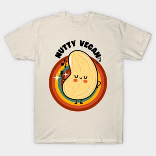 Naughty Nut Cute Vegan Pun T-Shirt